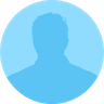 A colored silhouette of a headshot
